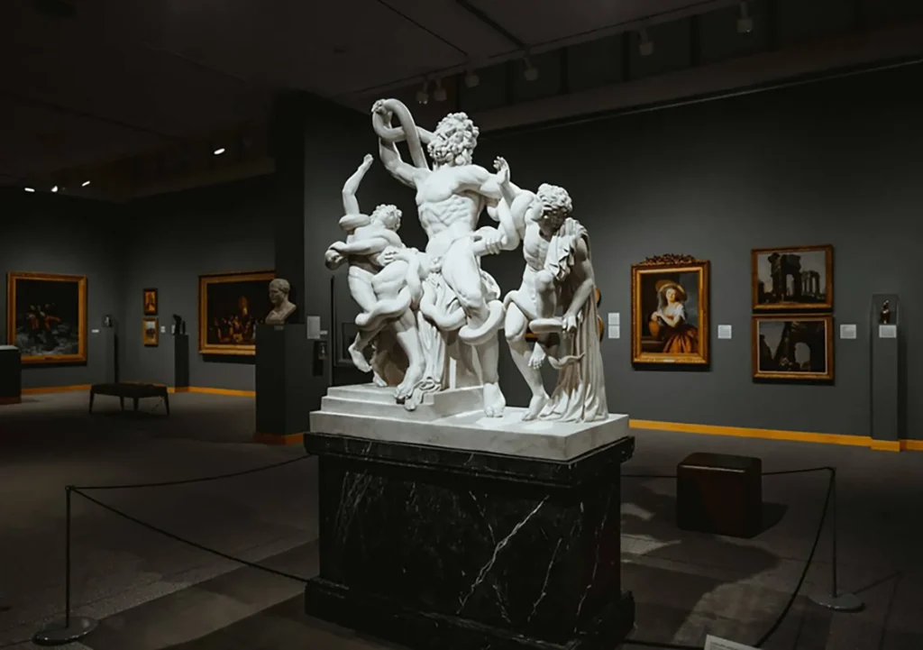 interno di un museo di roma