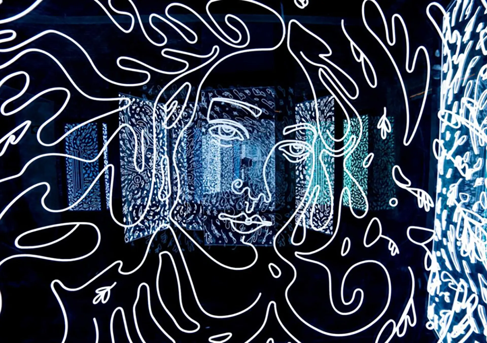 Una sala della mostra IKONO